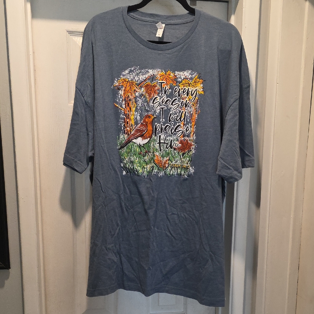 Blue Graphic Short Sleeve Tee
